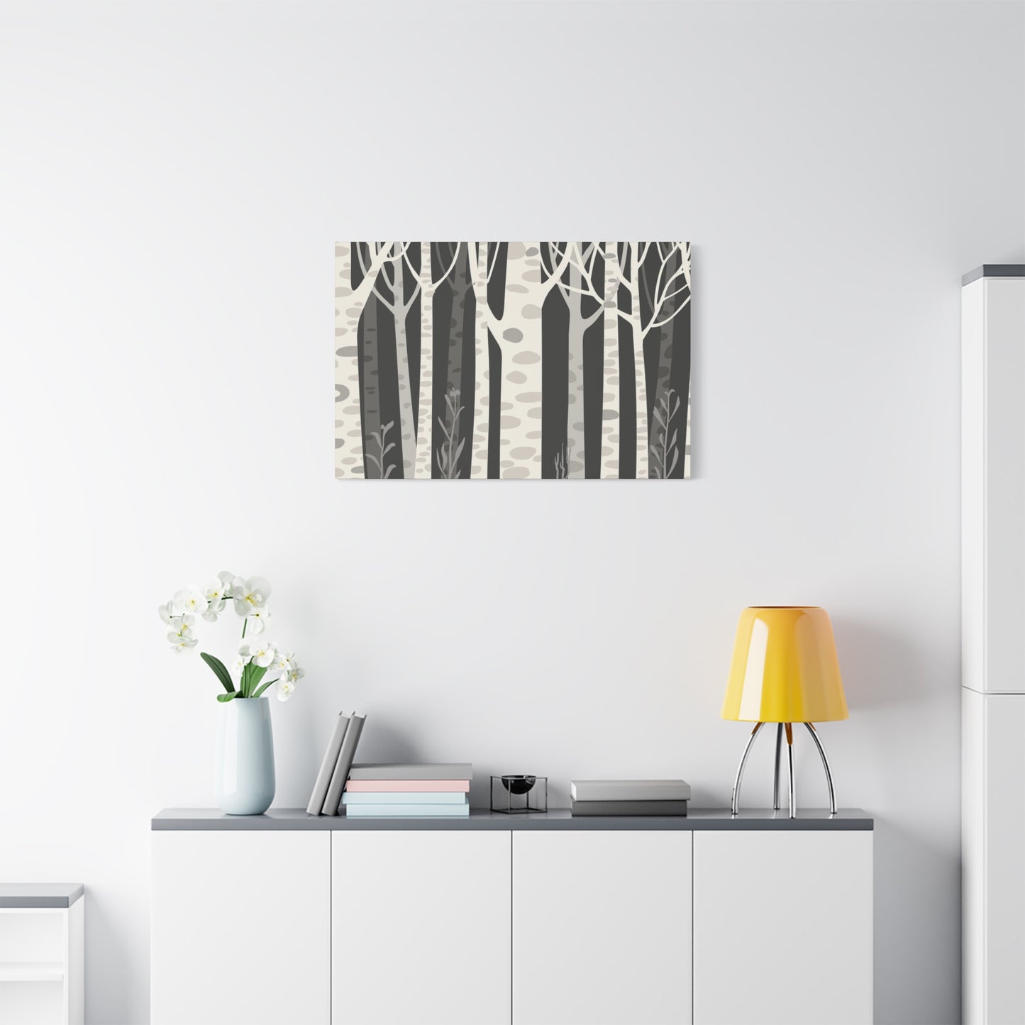 Matte Canvas, Stretched, 1.25" - Trees