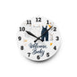 Cute Baby Welcome Acrylic Wall Clock, Nursery Decor, Baby Shower