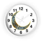 Elegant Boho Moon Phase Wall Clock, Decorative Home Clock, Unique Gift for Home Decor, Wellness, and Spiritual Spaces, Timepiece