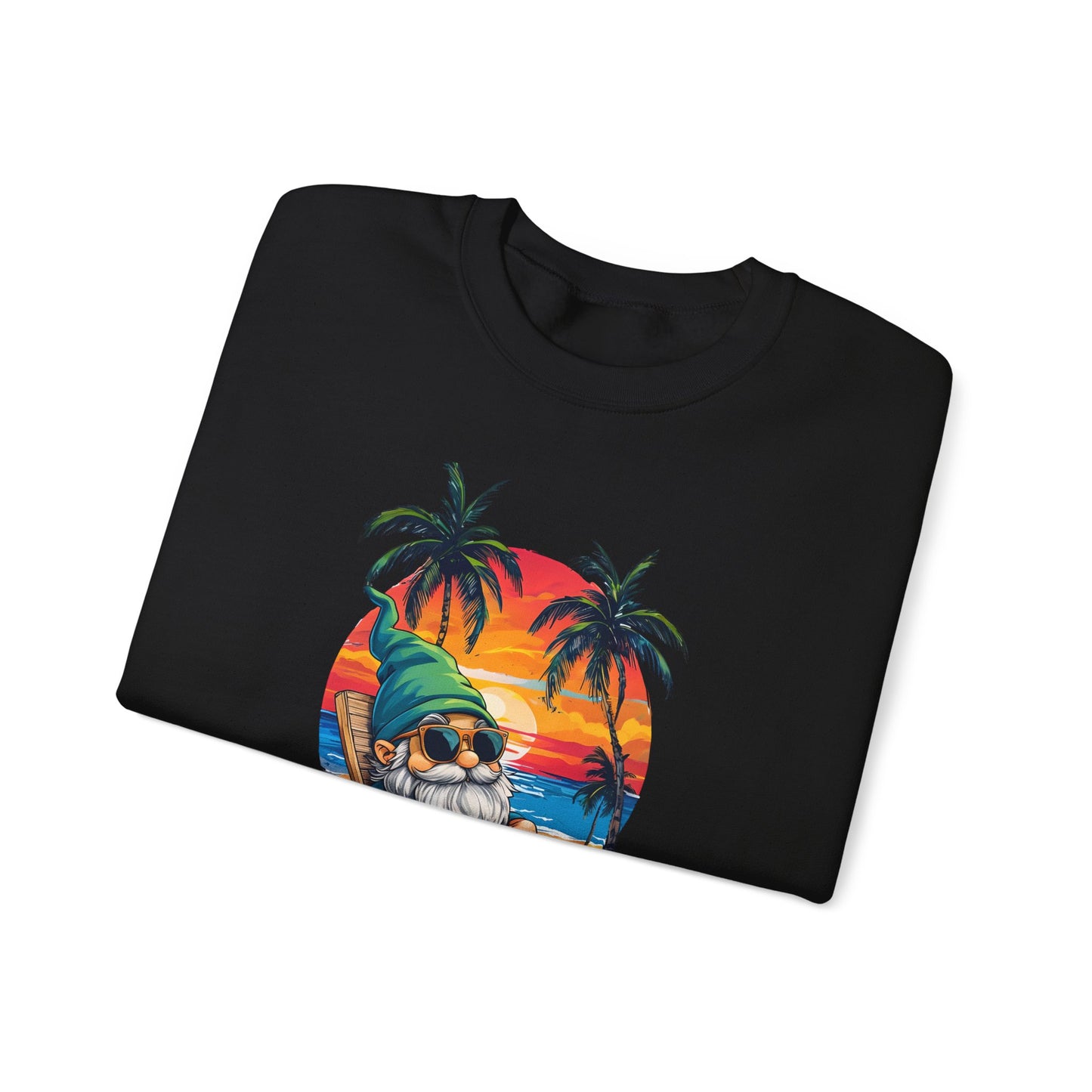 Crewneck — "Weekend Vibes" Tropical Gnome Sweatshirt