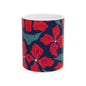 Vibrant Floral Ceramic Mug | Coffee Tea Cup, Gift for Her, Home Décor, Birthday, Mother's Day, Eco-Friendly