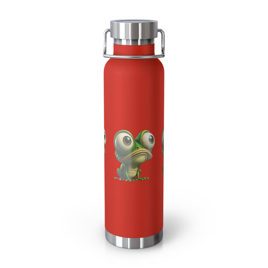 Frog-Themed Insulated Water Bottle, Funny Gift for Nature Lovers, Reusable Hydration Flask, Eco-Friendly Travel Mug, Summer Adventure [...]