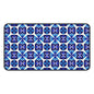 Blue Geometric Desk Mat for Stylish Workspaces