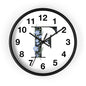 Personalized Floral Initial Wall Clock - Beautiful Home Decor, Gift for Her, Wedding, Housewarming, Mother's Day, Custom Timepiece