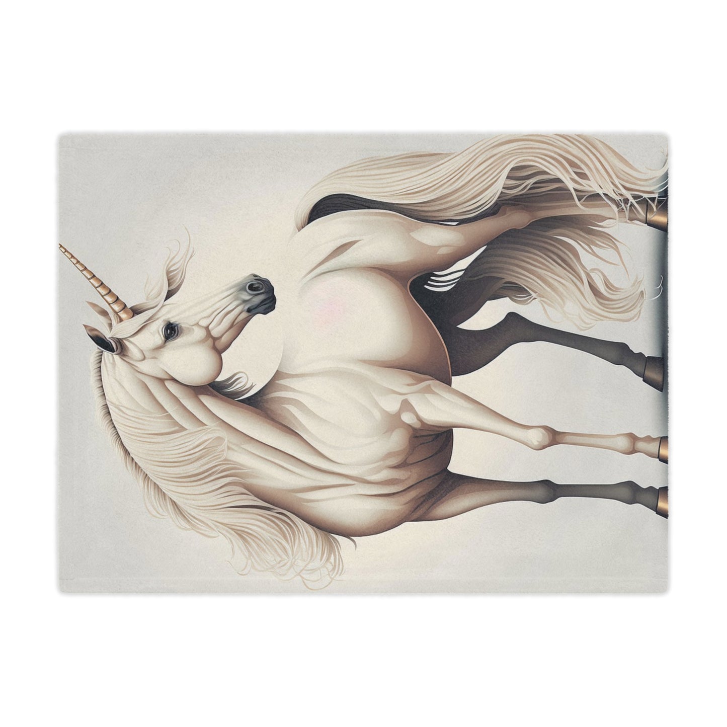 Unicorn Minky Blanket — Soft Plush Fantasy Throw for Kids & Adults