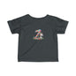 Colorful Number 2 Infant Tee, Cute Baby Shirt, Toddler Clothing, Birthday Outfit, Playful Kid’s Apparel