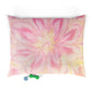 Cozy Pet Bed, Boho Dog Bed, Cat Bed, Pink Pet Cushion, Floral Pet Lounge, Pet Gift for Dog Lovers