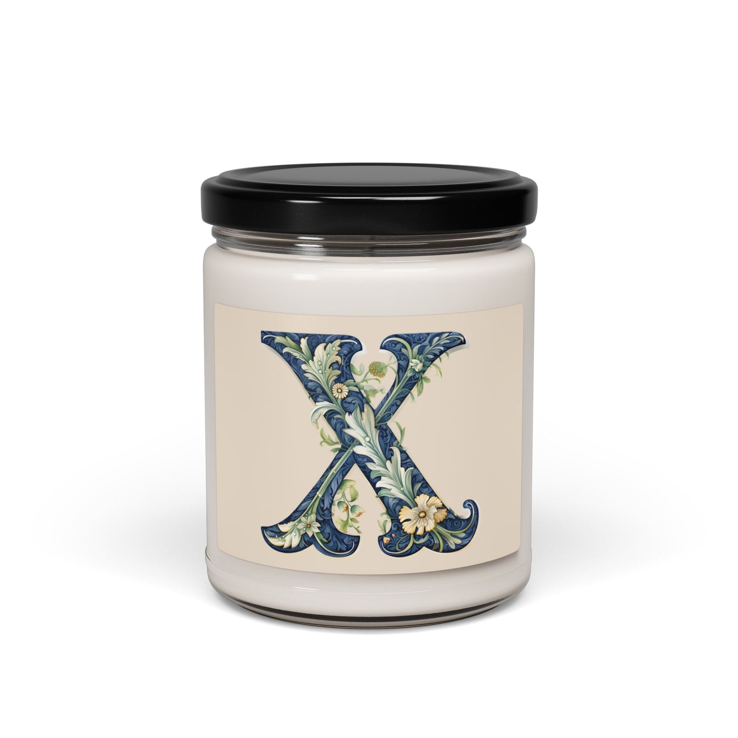 Scented Soy Candle, 9oz - Letter X