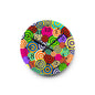 Colorful Retro Acrylic Wall Clock