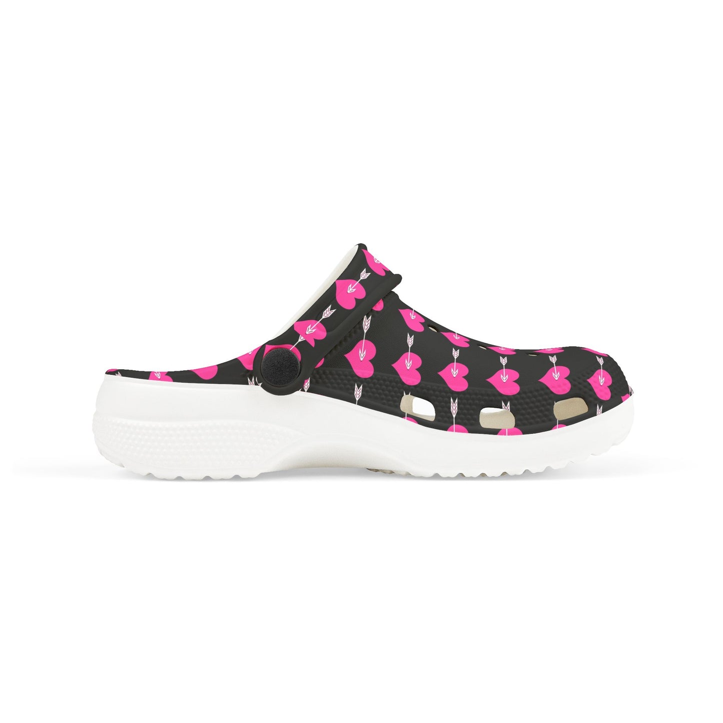 Kid's Heart Pattern Clogs - Fun & Colorful Foam Shoes