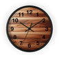 Rustic Wood Wall Clock - Natural Timber Home Decor
