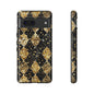 Elegant Gold & Black Phone Case for Tough Protection