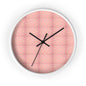 Charming Floral Wall Clock Pink Decor, Home Accessories, Gift for Her