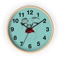 Modern Art Wall Clock - Abstract Lips Design, Home Decor, Gift for Her, Unique Wall Decor, Feminine Artwork, Stylish Timepiece