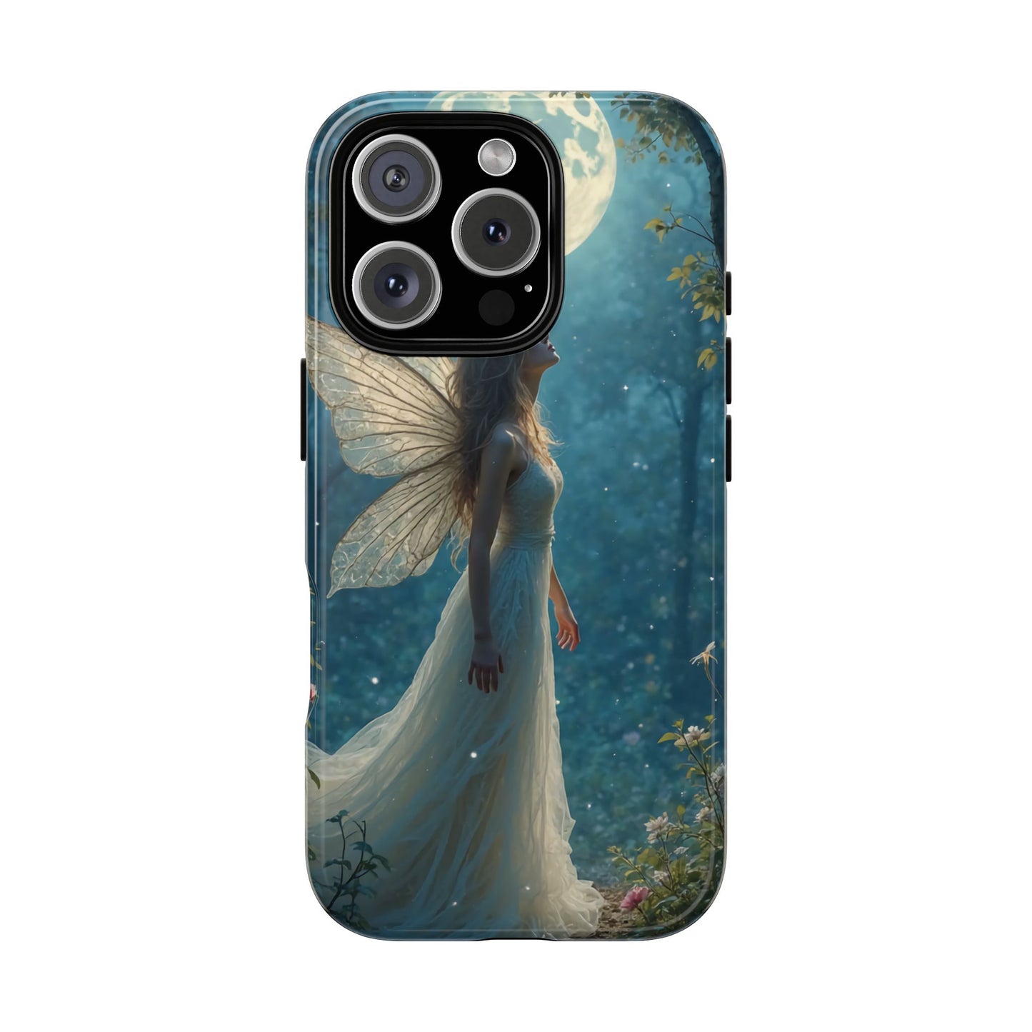 Fairy Moon Phone Case | Tough Cases for Nature Lovers, Fantasy Gift, Boho Phone Accessory, Ethereal Aesthetic, Magical Design