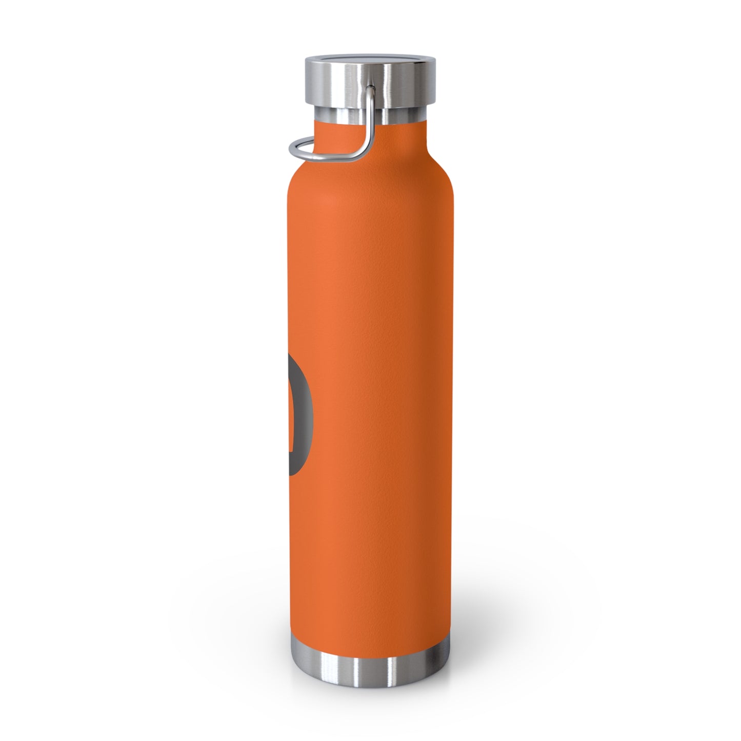 Personalized Copper Insulated Water Bottle, 22oz - "D" Custom Monogram