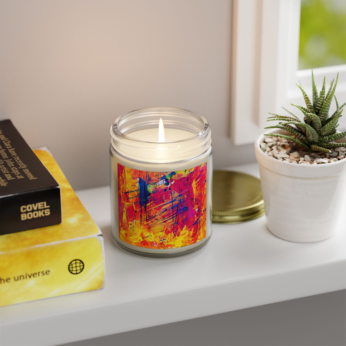 Vibrant Artistic Scented Candles - Perfect for Relaxation