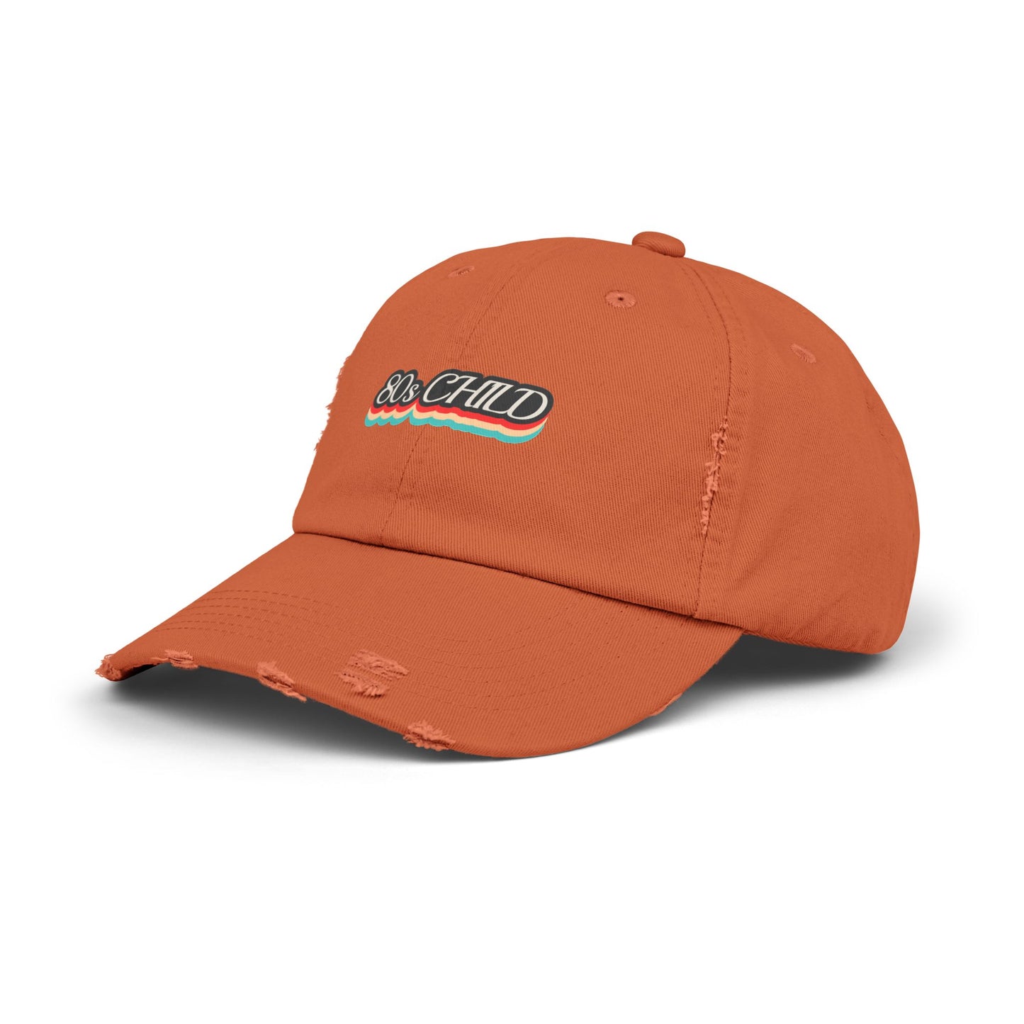Unisex Distressed Cap- 80s child