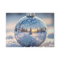 Winter Wonderland Glass Cutting Board, Holiday Kitchen Decor, Snowy Scene Art, Unique Gift for Chefs, Christmas & Winter Celebrations
