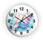 Seashell Pastel Wall Clock — Beachy Coastal Home Decor