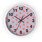Floral Elegance Wall Clock, Home Decor, Gift for Her, Kitchen Wall Clock, Spring Decor, Office Decor, Floral Clock