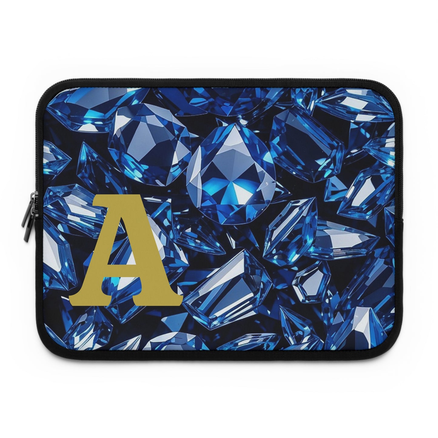 Personalized Jewel Print Laptop Sleeve | Laptop Case for Gifts, Tech Accessories, Office Decor, Customizable Laptop Sleeve