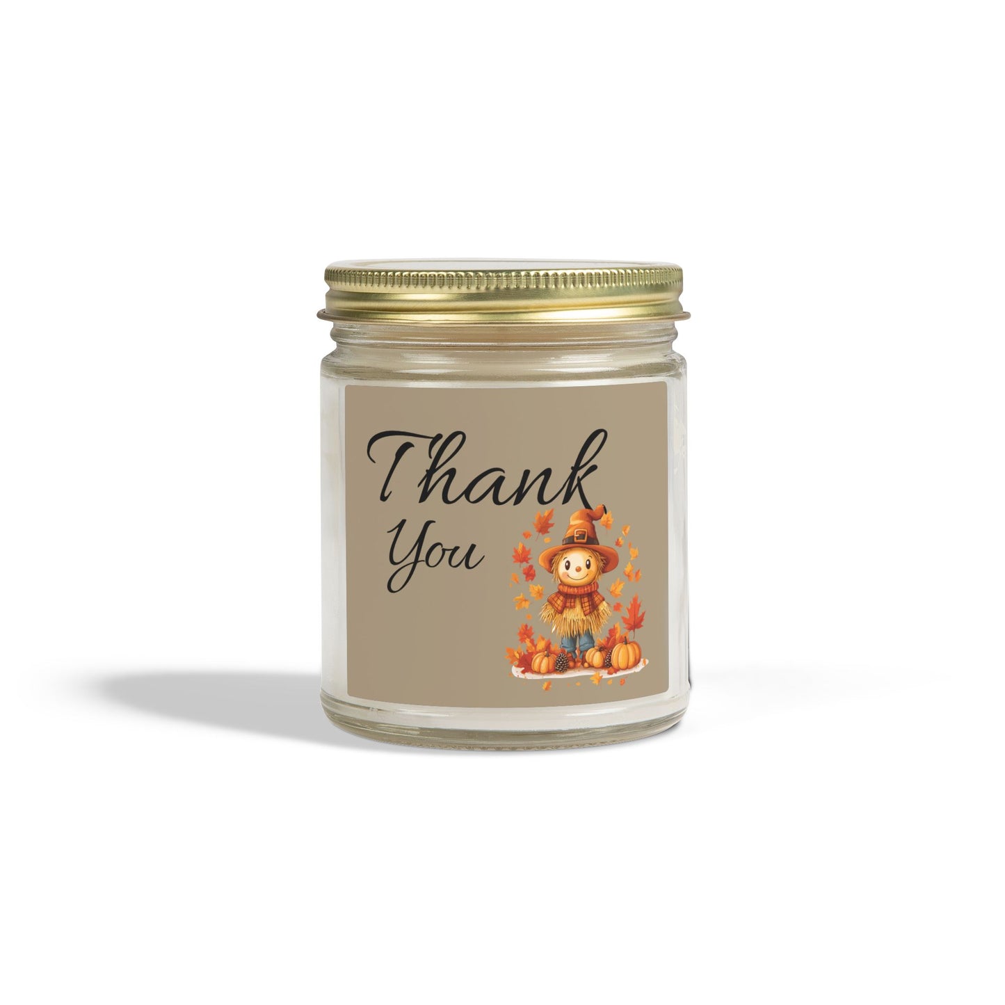 Thank You Fall Scented Candle — Coconut Apricot Wax (4oz & 9oz)