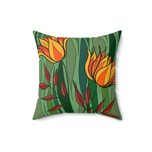 Spun Polyester Square Pillow