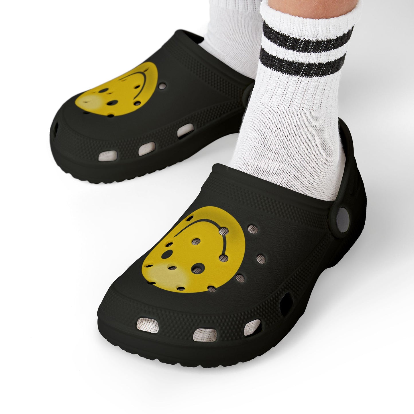 Smiley Face Clogs, Kid's EVA Foam Shoes