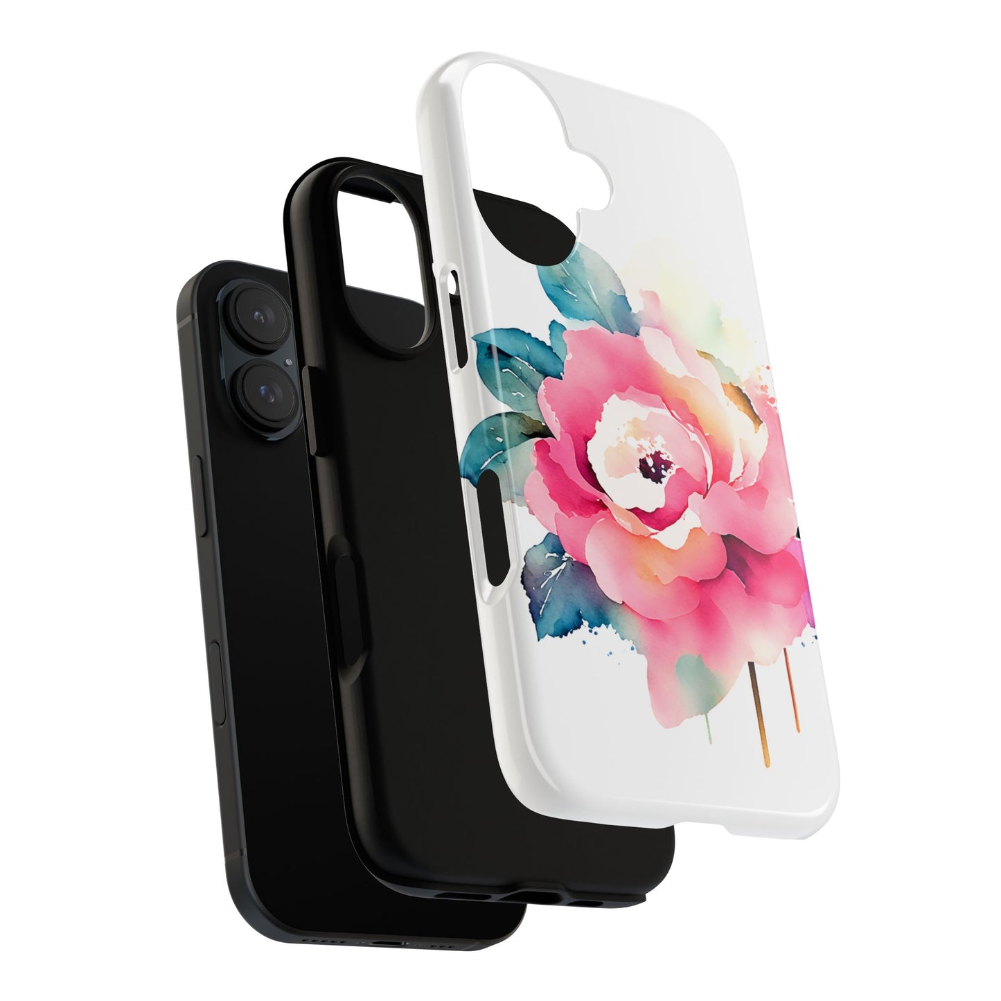 Floral Phone Case - Vibrant Rose Design