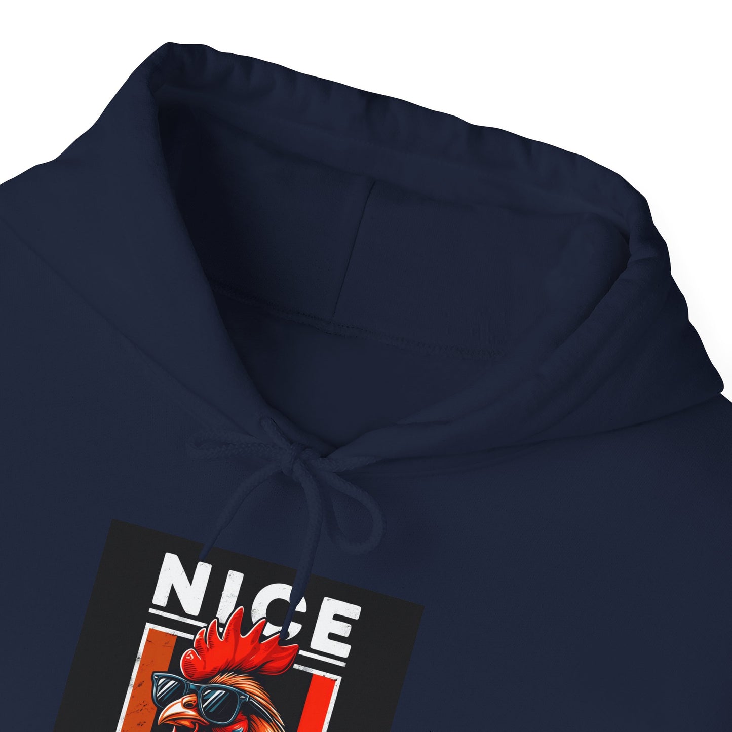 Rooster Graphic Hoodie – "Nice Cock" Bold Farmhouse Pullover