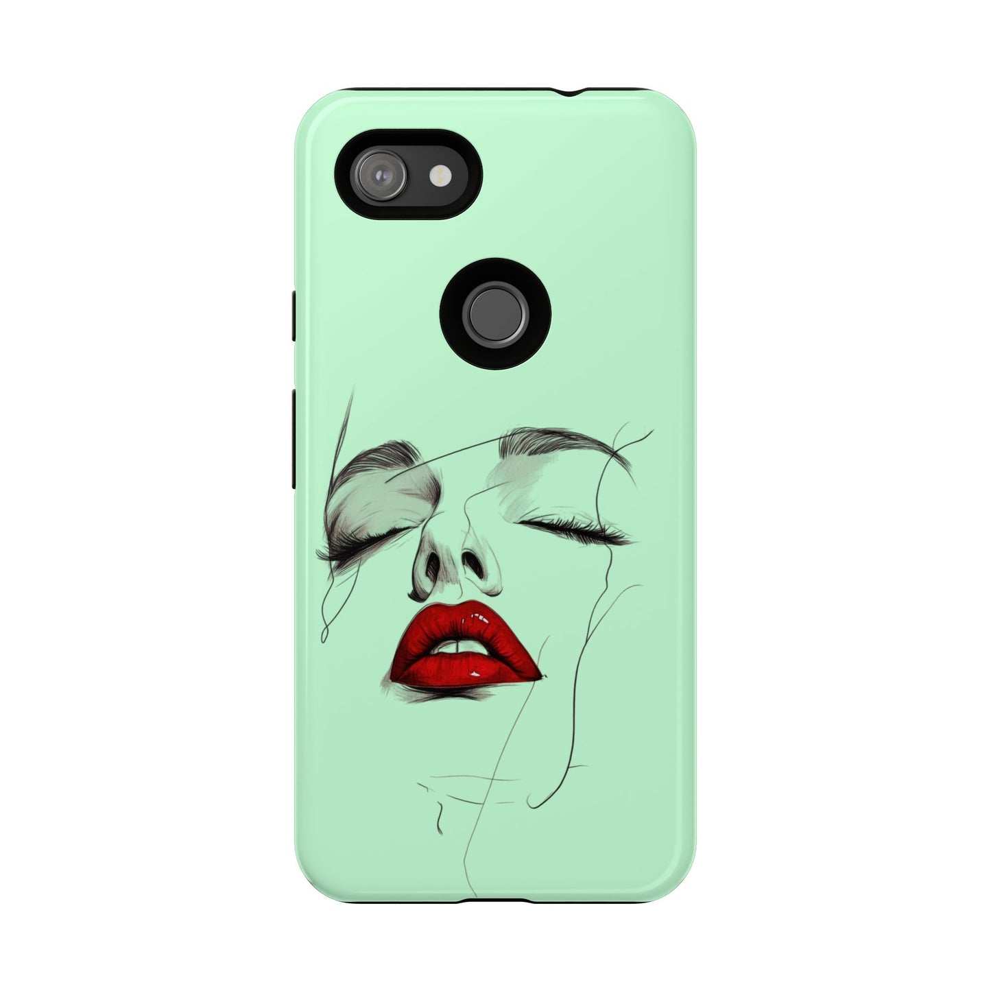 Stylish Phone Case, Artistic Phone Cover, Trendy Tech Accessory, Unique Cell Phone Protector, Gift for Her, Modern Aesthetic