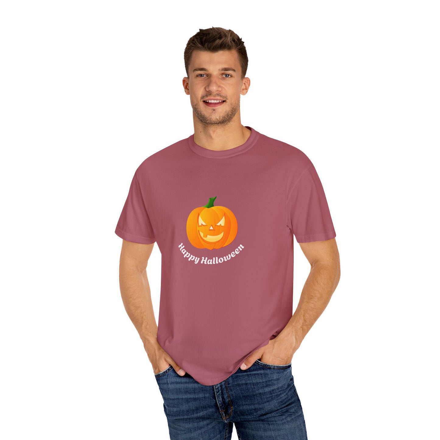 Halloween Pumpkin T-Shirt, Unisex Fall Shirt, Spooky Tee, Autumn Casual Wear, Trick or Treat Costume