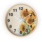 Sunflower Bouquet Wall Clock | Floral Home Decor, Kitchen Clock