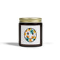 Floral Smiley Scented Candle — Coconut Apricot Wax (4oz & 9oz)
