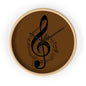 Musical Notes Wall Clock, Unique Home Decor for Musicians
