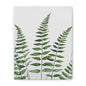 Fern Watercolor Canvas Art – Botanical Matte Stretched Wall Print
