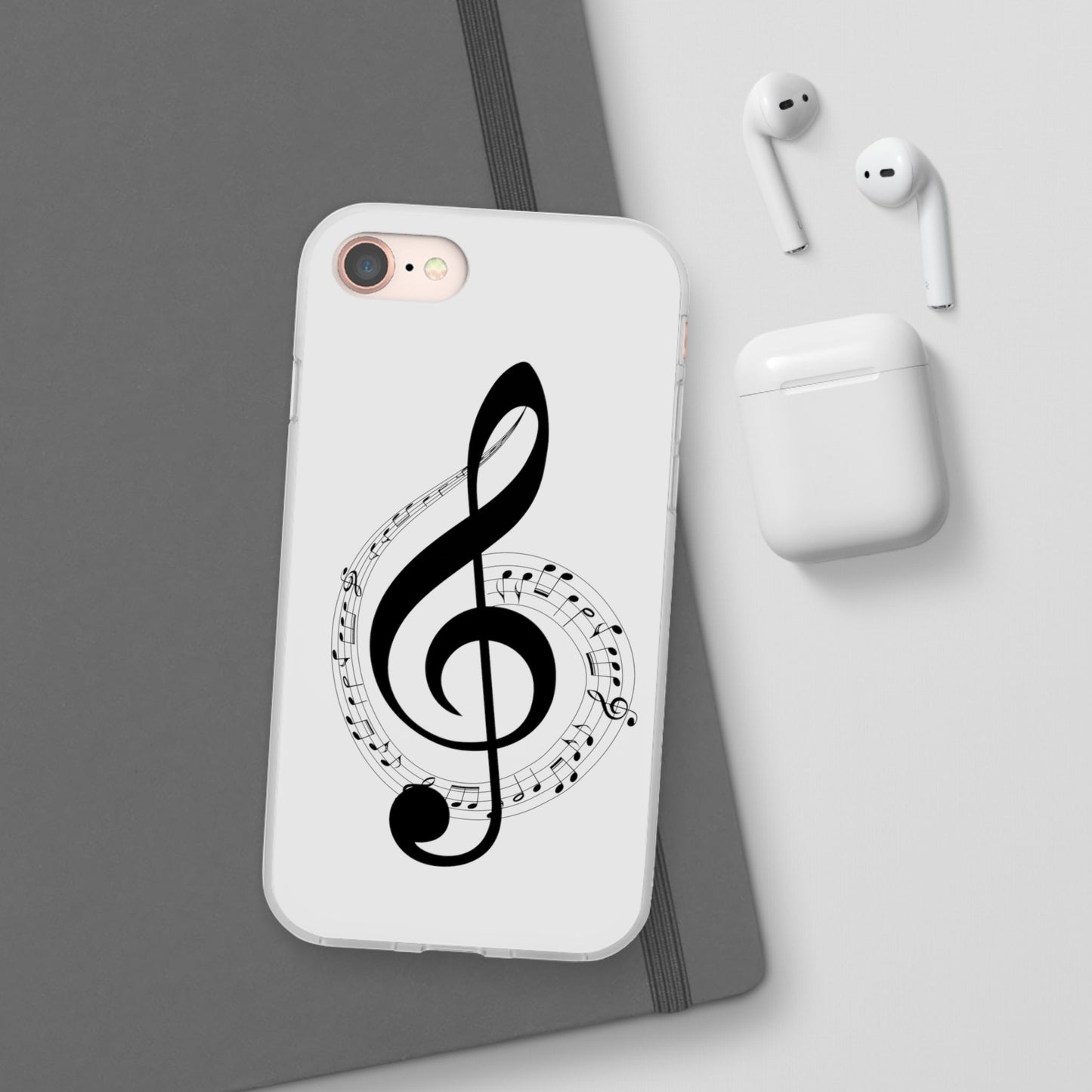 Phone Case — Musical Treble Clef Design