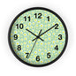 Floral Wall Clock, Rustic Home Decor, Spring Wall Art, Flower Design Clock, Unique Timepiece for Living Room, Gift for Her