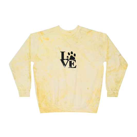 Colorful Love Pet-Inspired Crewneck Sweatshirt