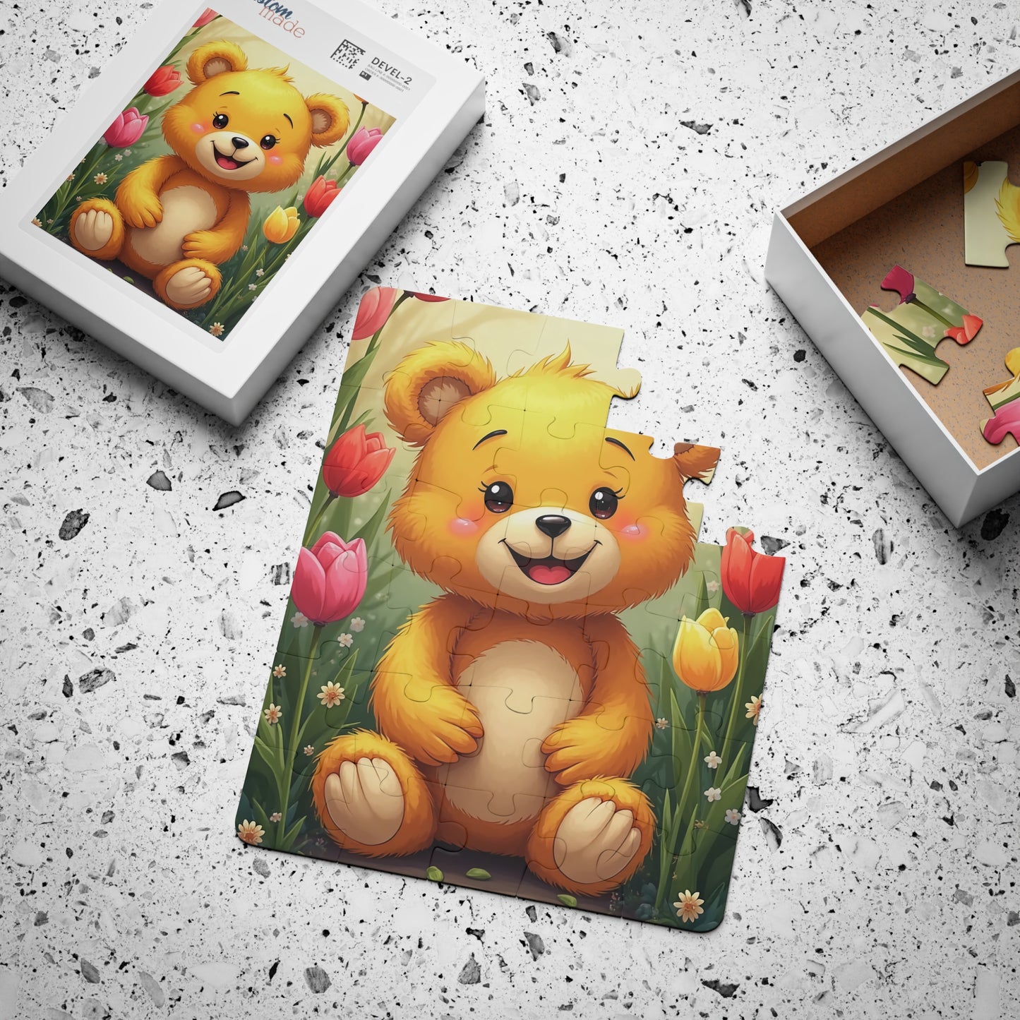 Smiling Teddy Bear Puzzle Kids Puzzle | 30 Piece