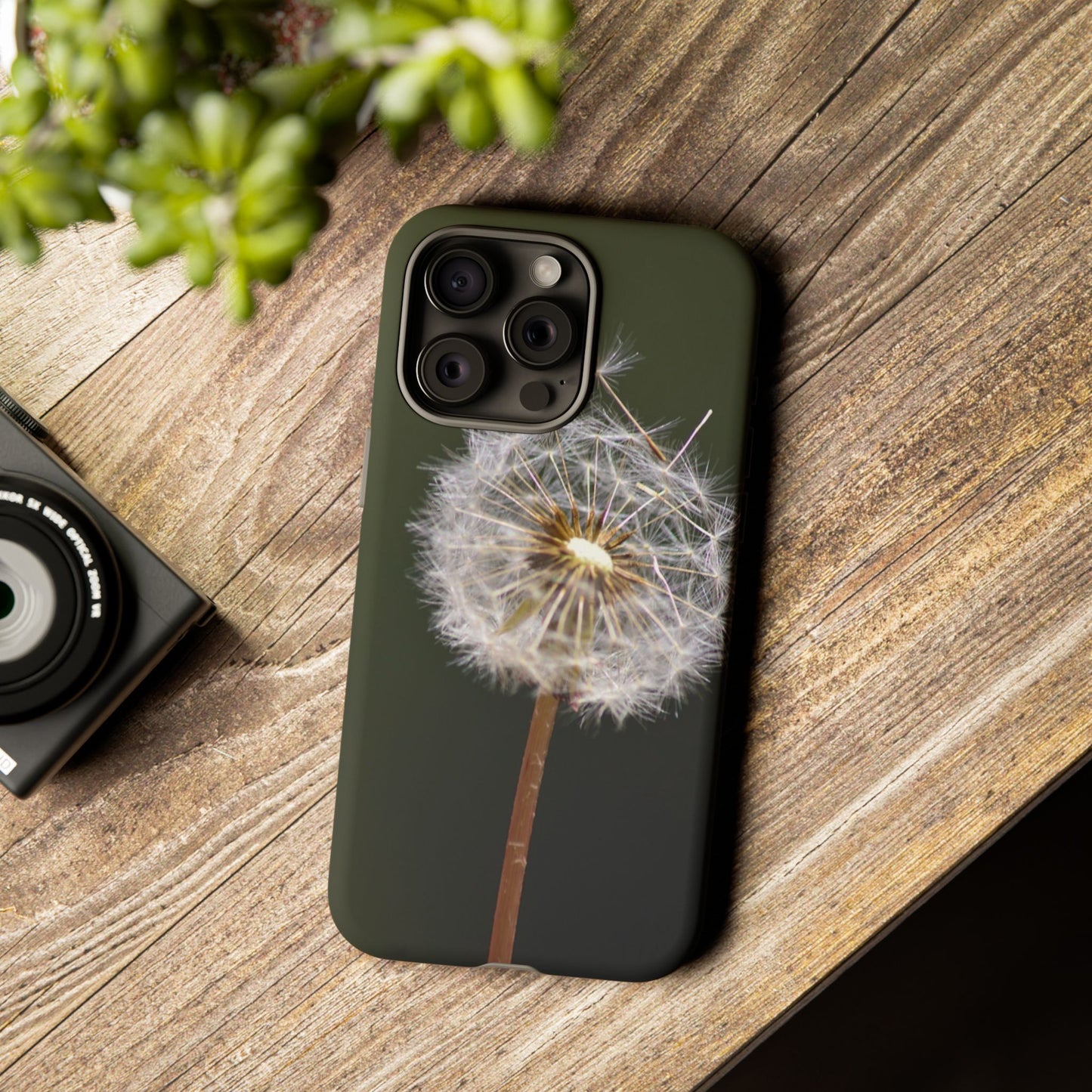 Dandelion Photo Tough Case — Protective Floral Phone Cover