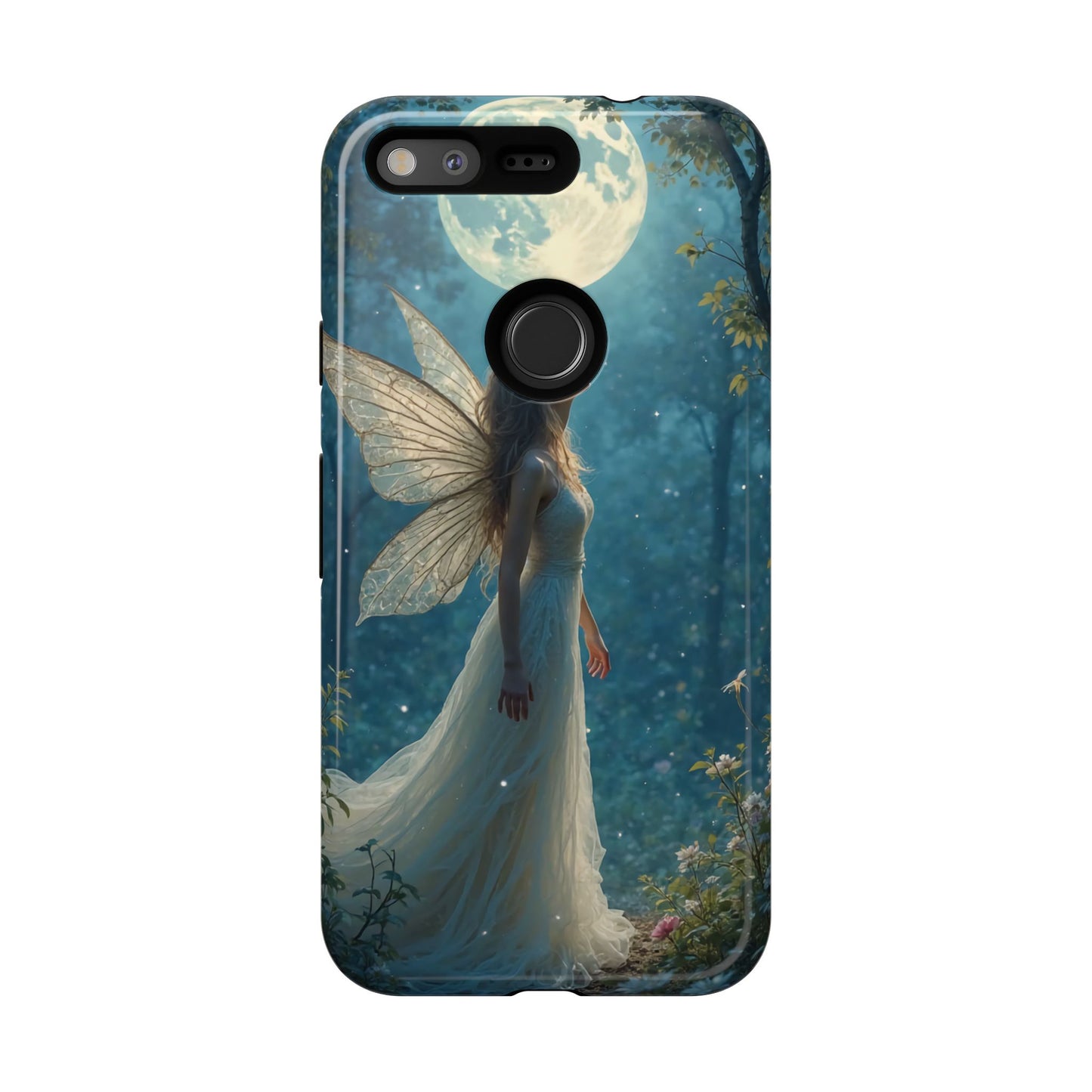 Fairy Moon Phone Case | Tough Cases for Nature Lovers, Fantasy Gift, Boho Phone Accessory, Ethereal Aesthetic, Magical Design