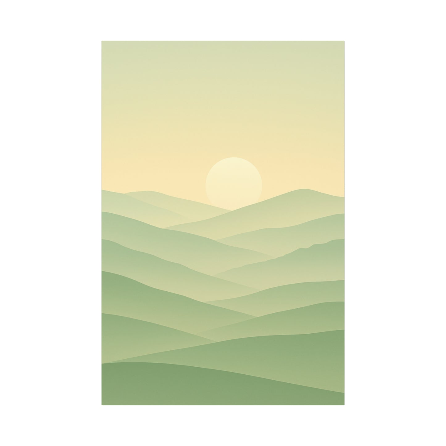 Matte Canvas, Stretched, 1.25" Sunset or Sunrise