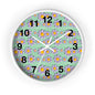 Charming Floral Wall Clock - Brighten Your Space with Decorative Timepiece, Home Decor, Gift for Her, Birthday, Mother's Day