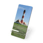 Lighthouse Photo Phone Stand — Clear Acrylic Mobile Display Dock