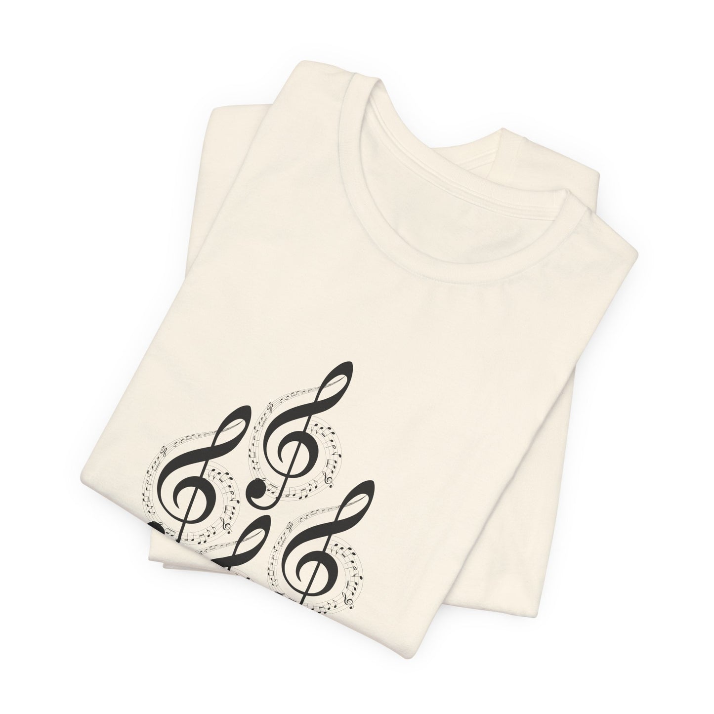 Musical Notes Tee - Perfect for Music Lovers, Casual Wear, Concerts, Festivals, Unique Gift Idea