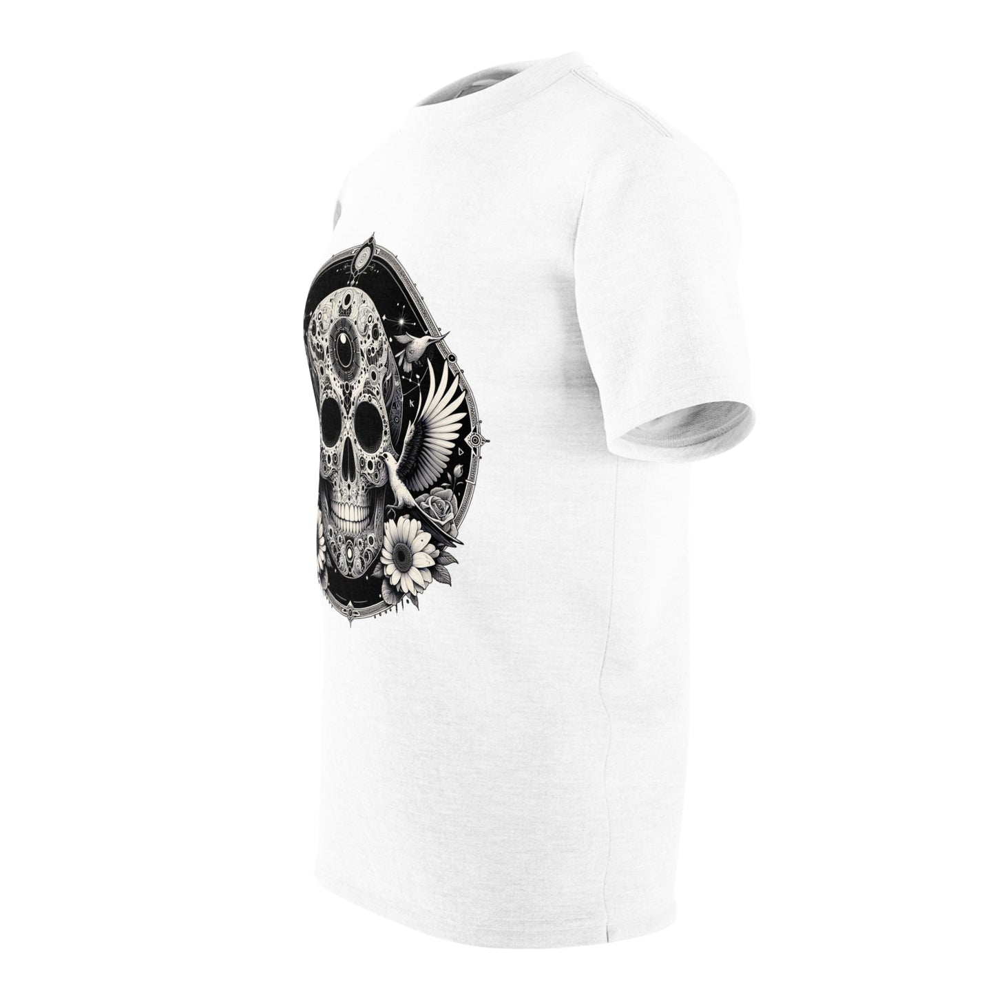 Skull Mandala Tee — Vintage Day of the Dead Sugar Skull Graphic T‑Shirt