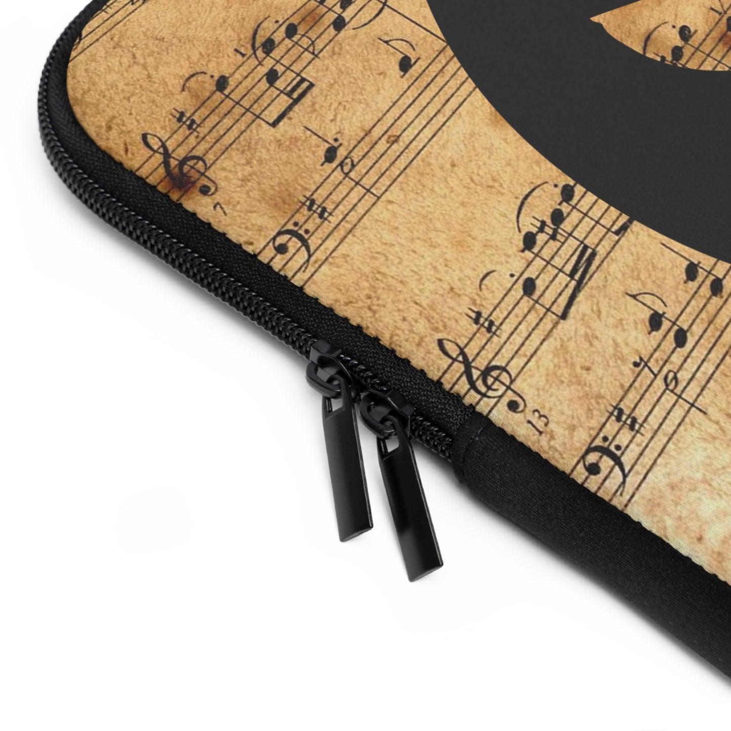 Musical Notes Laptop Sleeve | Vintage Design