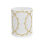 Gold Scallop Frame Ceramic Mug – Elegant Decorative Coffee Cup (11oz & 15oz)